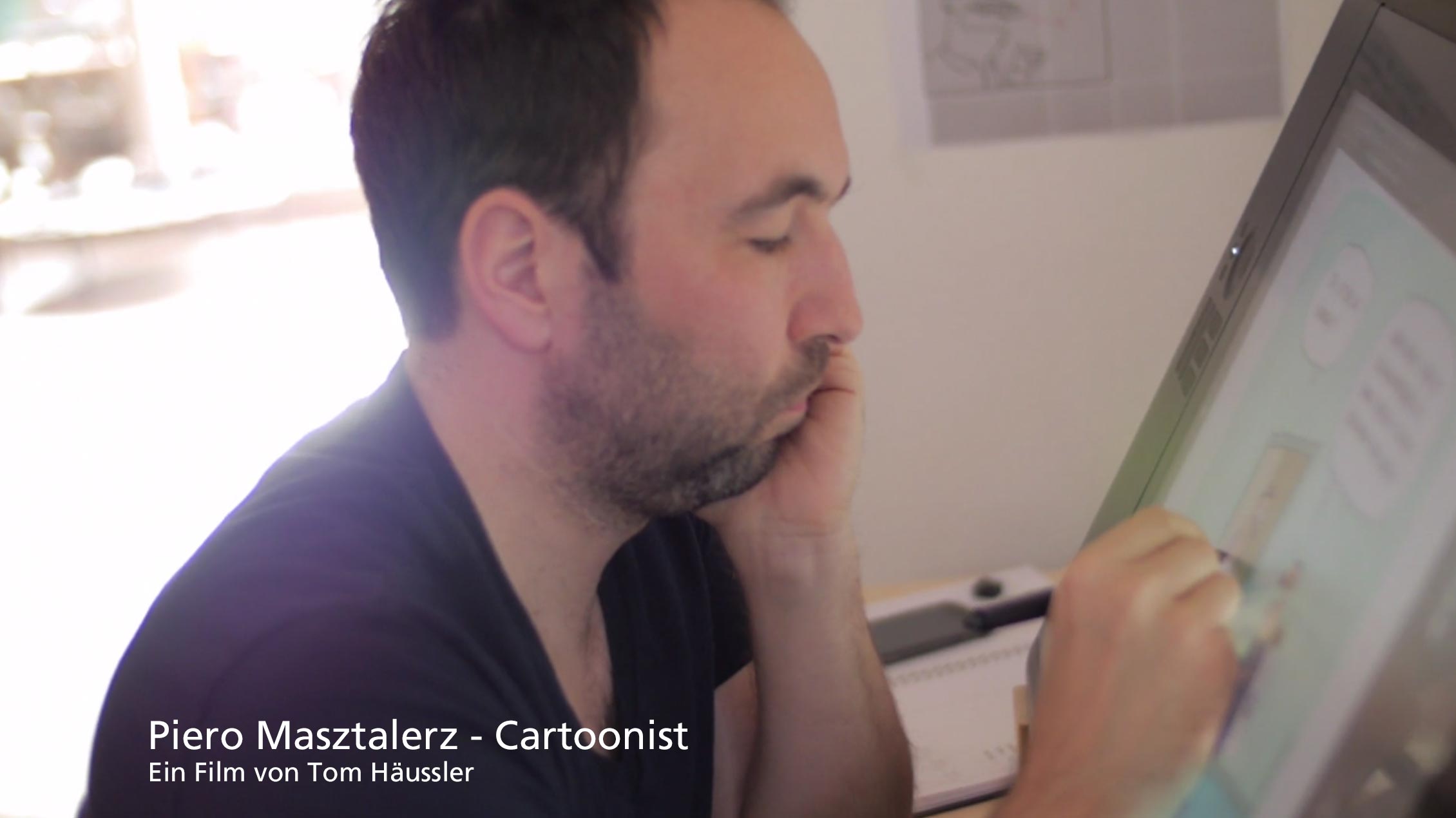 Piero Masztalerz – Cartoonist (VIMEO VIDEO)